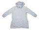 Calvin Klein Performance Textured Crossover-Neckline Hoodie Pearl Grey Heather Small