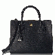 Anne Klein Hillary Square Medium Satchel Black