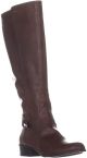 Alfani Women's Step 'N Flex Kallumm Wide-Calf Boots Faux Leather Cognac 8M from Affordable Designer Brands