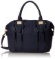 Big Buddha Tudor  Navy Blue Satchel With Strap
