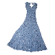 B Darlin Juniors Sleeveless Embellishe Cornflower Gown Size 3/4