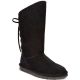 BEARPAW Women's Phylly Lace-Up Cold-Weather Boots Black 9 M from Affordabledesignerbrands.com