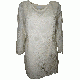 Charter Club Lace-Overlay Boat-Neck Top Vintage Cream XLarge