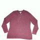 Charter Club Marled Lace-Up Sweater Coral Bloom  Affordable Designer Brands
