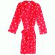 Charter Club Women Fleece Short Robe Big Snow Flakes Affordable Designer Brands
