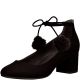 CHARLES by Charles David Libby Pom Pom Pumps Black 7.5 M from Affordable Designer Brands