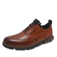 Cole Haan Zerogrand Mens 4GZ Wingtip Dress Oxfords 8M Brown British Tan Java from Affordable Designer Brands