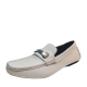 Calvin Klein Men's Casual Shoes Maddix Textured Leather Slip On Loafers White 9M from Affordable Designer Brands
