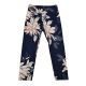 Calvin Klein Performance Printed High-Rise Ankle Leggings Biscotti Blue Beige Medium