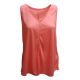 Calvin Klein Performance Vent-Back Tank Top Orange Medium
