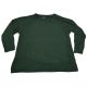 Calvin Klein Performance Plus Size Cross-Over Hem Top Sweatshirt Green 1X