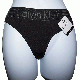Calvin Klein Iron Strength Logo Thong Black
