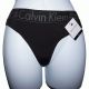 Calvin Klein Iron Strength Logo Thong Black