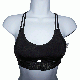 Calvin Klein Iron Strength Logo Bralette Black
