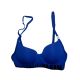 Calvin Klein Logo Longline Bralette QF1631 Amplified Blue Black Logo 36D