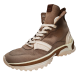 Coach Women C243 High Top Sneaker Nubuck Grey Brown 9B Affordable Designer Brands
