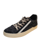 Coach Womens Comfort Shoes Lowline Low top Lace Up Signature Sneakers 7B Black from Affordable Designer Brands