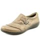 Clarks Collection Women's Ashland Indigo Flats Women's Pewter Shoes