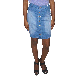 Celebrity Pink Juniors Button-Front Denim Skirt Medium Blue