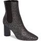 Donald Pliner Laila Booties Silver Glitter Suede 7.5M Affordable Designer Brands
