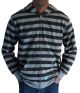Rusty Boys Hoodie Wired Series Built in Speakers Small 8 Black Grey Stripes