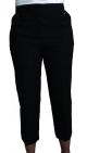 Talbots Heritage  Womens  Black Crop Capri Pants Size 8