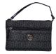Giani Bernini Block Signature Black and Grey Wristlet