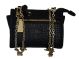 Jessica Mcclintock Python Black Evening Clutch