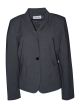 Calvin Klein Two-Button Pinstriped Blazer