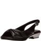 Easy Street Fantasia Sandals Faux Leather Black 7.5M from Affordable Designer Brands