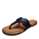 Easy Street Womens Casual Shoes Abriana Synthetic Slip On Blue Sandals Navy 7.5M from Affordable Designer Brands