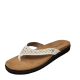 Easy Street Womens Stevie Thong Sandal White 7.5W from Affordable Designer Brands