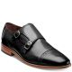 Florsheim Men's Marino Double Monk Strap Oxfords Black 12D Affordable Designer Brands