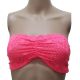 Free People Womens Lace Essential Bandeau  Bralette Bra Fiesta Pink Medium  Affordable Designer Brands