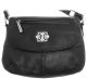 Giani Bernini Crossbody Nappa Leather Saddle Flap Bag