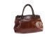 Giani Bernini Double Zip Espresso Brown Satchel handbag