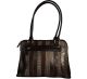 Giani Bernini Annabelle Patchwork Dome Brown Multicolored Satchel Handbag