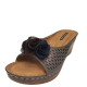 GC Shoes Womens Juliet Wedge Sandal Faux leather Pewter 6.5M from Affordable Designer Brands