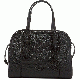 Guess Huntley Mini Satchel Handbag Coal front Affordable Designer Brands
