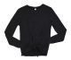 Ideology Soft Knotted Hem Long Sleeve Sweatshirt Black Small