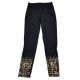 Ideology Shine Printed Leggings Black Small