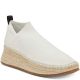 INC International Concepts Women's Walda Stretch Fabric Espadrille Flats White 8M from Affordable Designer Brands
