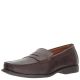 Izod Men's Edmund Memory Foam Synthetic Dark Brown Loafers 13M from Affordable Designer Brands