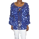Jessica Simpson Juniors Printed Alaya Lace-Trim  Top