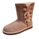 Koolaburra By UGG Womens  Shoes Victoria Short Suede Winter Boots Peach Whip 8M from Affordable Designer Brands
