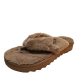 Koolaburra By UGG Womens Casual Shoes Furr-ee Slip On Sandals 9M Beige Amphora from Affordable Designer Brands