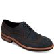 Kenneth Cole Reaction Men's Klay Flex Wing-Tip Oxfords Leather Navy 10M from Affordable Designer Brands