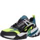 Michael Kors Mens Penn Lime Green Mixed Media Sneakers 11 M Affordable Designer Brands
