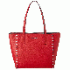 Michael Kors Rivington Stud Large Tote Handbag Red 