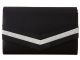 Nina Lotella black Glitter Clutch 